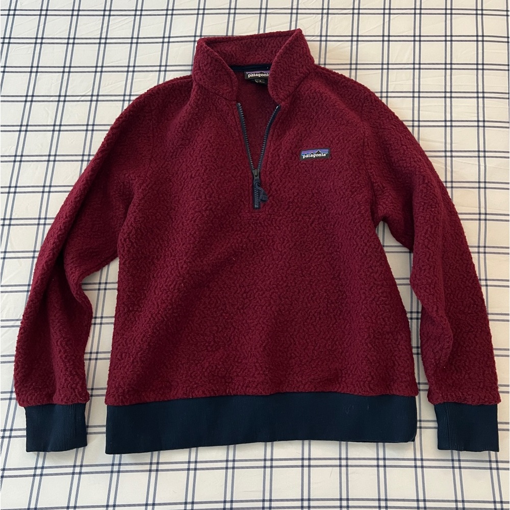 Patagonia 1/4 zip wool women’s small pull over